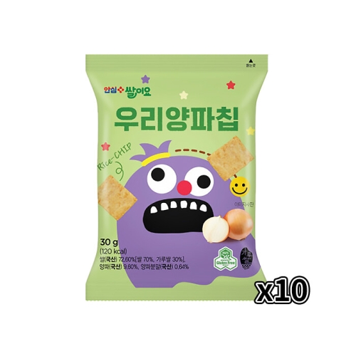 청원생명농협 쌀이요 우리양파칩 30g (10개)_이미지
