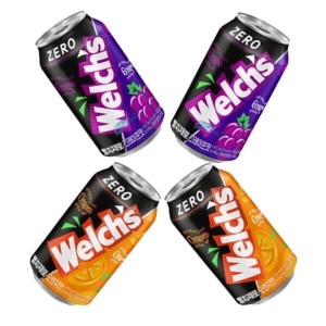 웰치 제로 그레이프 355ml 12개 + 제로 오렌지맛 355ml 12개