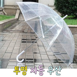 투명우산 비닐우산 우산 자동우산 장우산 아동우산_이미지