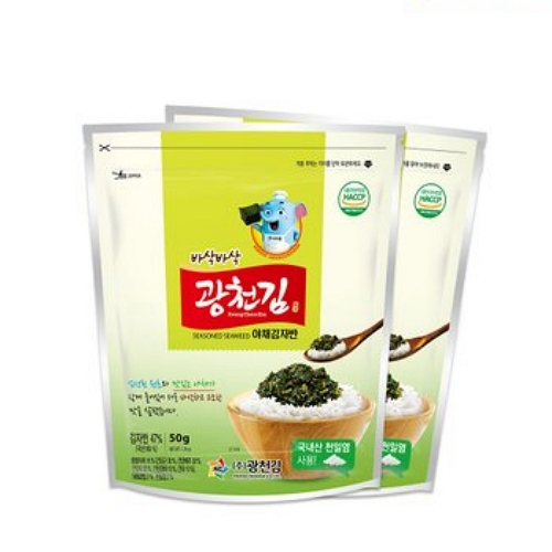 광천김 바삭바삭 야채 김자반 50g (10개)_이미지