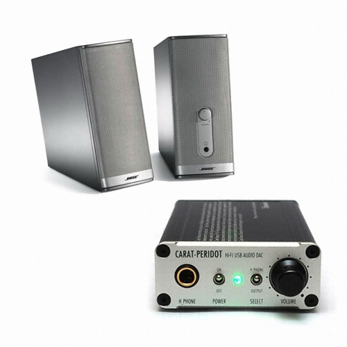 스타일오디오 CARAT PERIDOT 헤드폰 앰프 + BOSE Companion 2 Series II