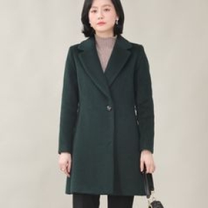 애비뉴투지 엄마옷 알파카 울 테일러 카라 정장 코트 J02418