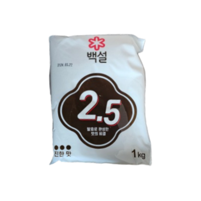 백설 발효 조미료 2.5 1kg (8개)_이미지