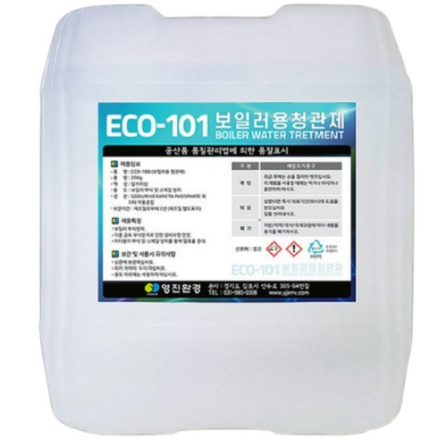 보일러 청관제 ECO-100 20kg이미지입니다. 누르면 해당 게시물로 새창이동합니다.