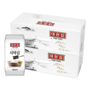 대천김 미니식탁김 11g 15봉x2박스 밥반찬 간편반찬