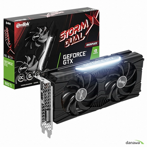이엠텍 지포스 GTX 1660 Ti STORM X Dual OC D6 6GB