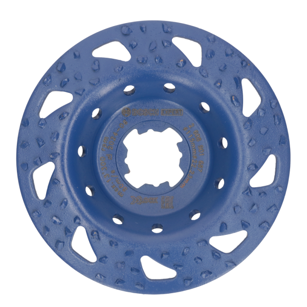 보쉬 EXPERT X-Lock 카바이드 컵휠 거친입자 연마헤드 115mm_이미지