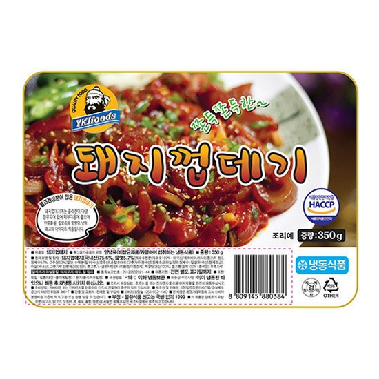임꺽정푸드시스템 임꺽정 돼지껍데기 350g (5개)_이미지