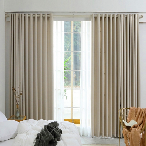 끌래망스 사계절 린넨 암막커튼 (270x240cm)_이미지