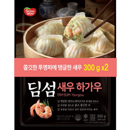 동원F&B 딤섬 새우 하가우 300g이미지입니다. 누르면 해당 게시물로 새창이동합니다.
