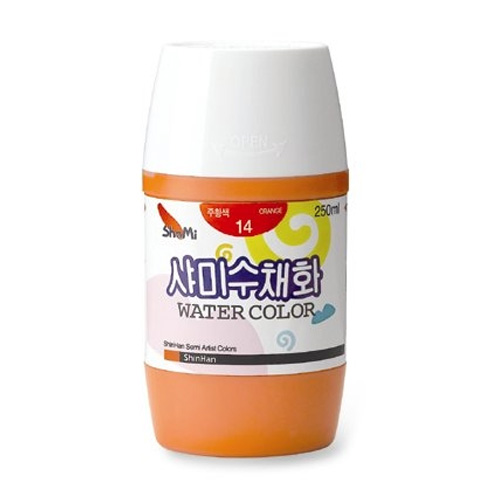 신한화구  샤미 수채화물감 250ml[1개]