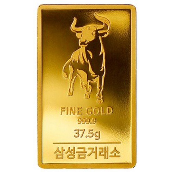 삼성금거래소 황금 소 골드바 37.5g [1개]