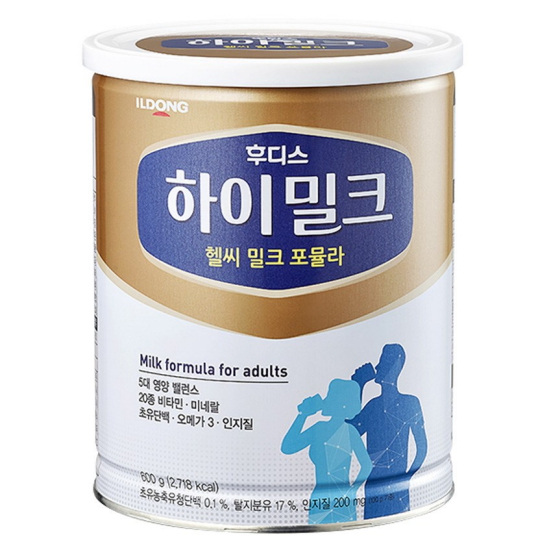 일동후디스 하이밀크 고칼슘 균형영양식 600g (5개)_이미지