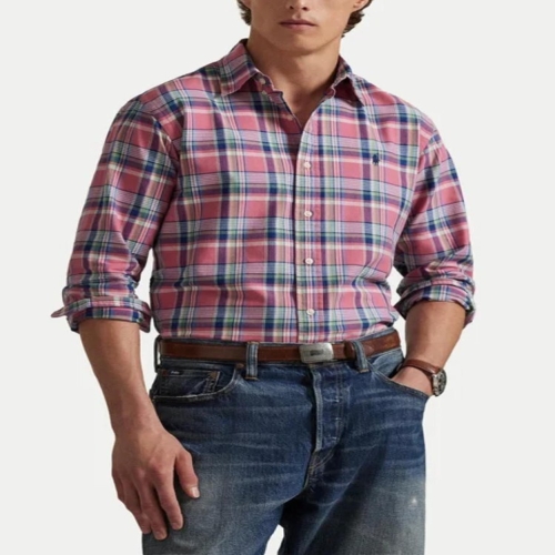 폴로랄프로렌 TATTERSALL 옥스포드 셔츠 710922273006 B0191985972_이미지