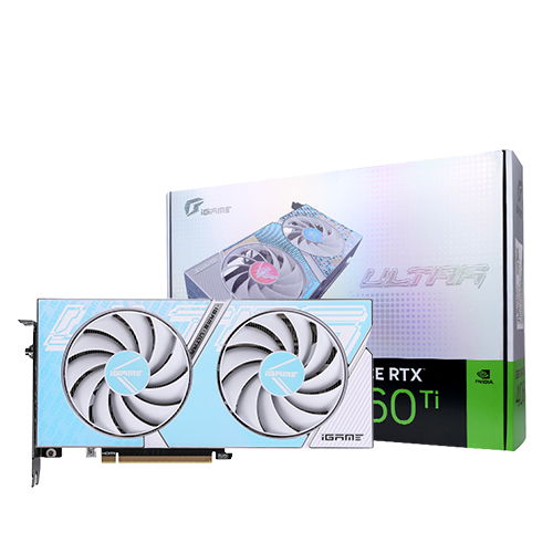 COLORFUL iGame 지포스 RTX 4060 Ti ULTRA DUO OC D6 16GB White