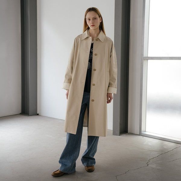 노운베러 4차4/13 Cotton loose tr h coat KNSS05CT01 Beige1217355