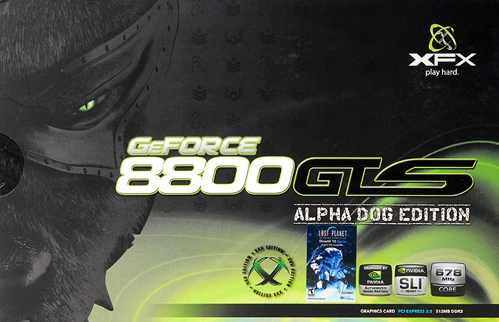 XFX 지포스 8800GTS ALPHA DOG EDITION TripleX 512MB