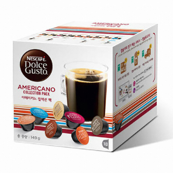네슬레 네스카페 돌체구스토 아메리카노 컬렉션 팩 18개입 (1개)