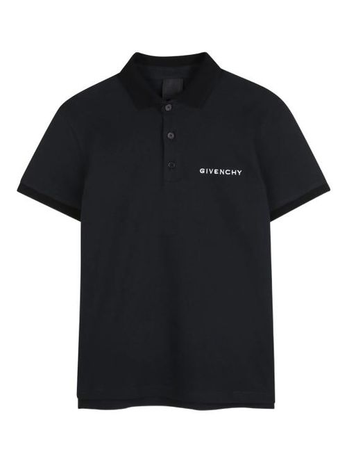 Little Boys Polo Shirt Givenchy H31121 Black 09B