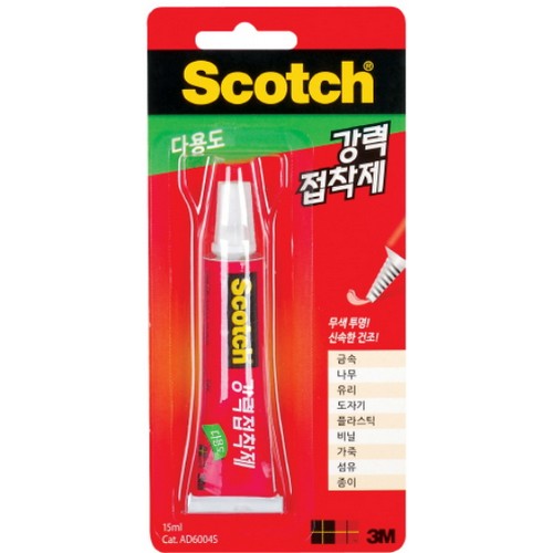 3M 스카치 다용도 강력접착제 15ml이미지입니다. 누르면 해당 게시물로 새창이동합니다.