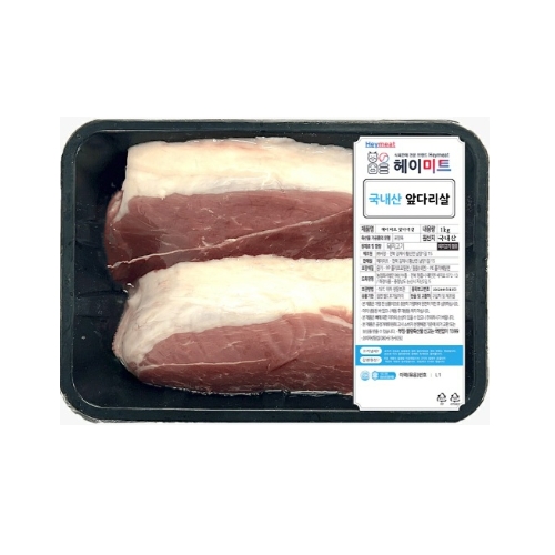 헤이마트 한돈 돼지 앞다리살 수육용 1kg (1개)_이미지
