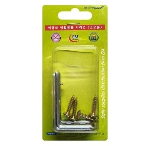 롤스크린 버티컬 블라인드 롤블라인드 이엠 고정 지지대소19mm벽면브라켓 3매입