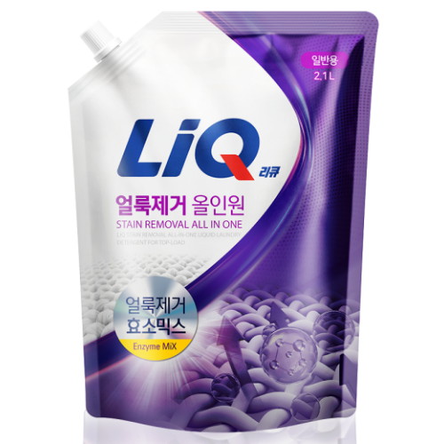 애경 리큐 얼룩제거 올인원 일반용 2.1L (30개)