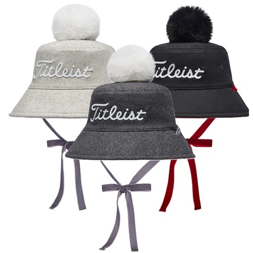타이틀리스트 우먼스 폼폼 버킷 TH23WPBK