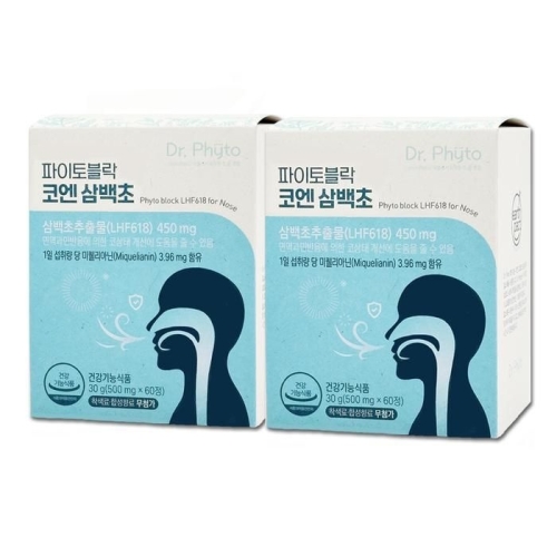 닥터파이토 파이토블락 코엔삼백초 60정 (2개)_이미지