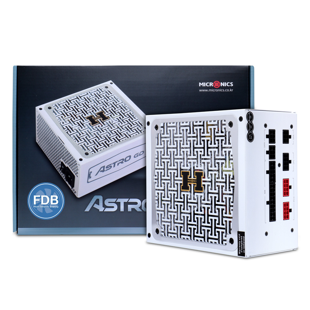 마이크로닉스 ASTRO GD 650W 80PLUS골드 풀모듈러 FDB 화이트