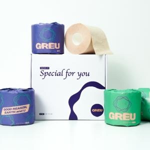 그루 무표백 화장지 굿리즌 선물세트 4롤