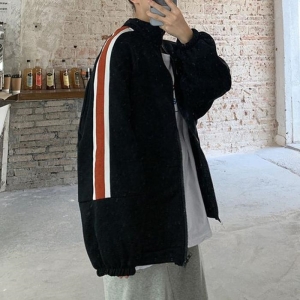 ONM 여성점퍼 겨울점퍼 따뜻한외투 슬리브 배색 집업 28457754