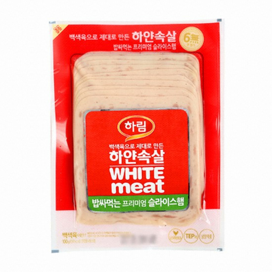 하얀속살 밥싸먹는 프리미엄 슬라이스햄 100g