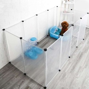 [불명] 라이프란스 애견 울타리 투명 대형 50x70cm이미지입니다. 누르면 해당 게시물로 새창이동합니다.