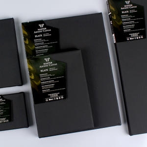 마스터 검정 캔버스 4F 33.4x24.2cm