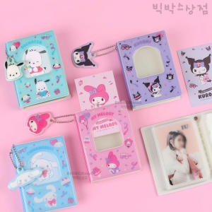 산리오 캐릭터 콜렉트북 버전2 포켓앨범 카드앨범 보관 마이멜로디 쿠로미 시나모롤 포차코_이미지