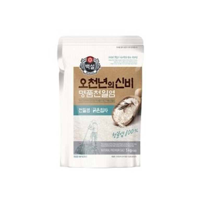  백설 오천년의 신비 명품 천일염 굵은입자 5kg [1개]