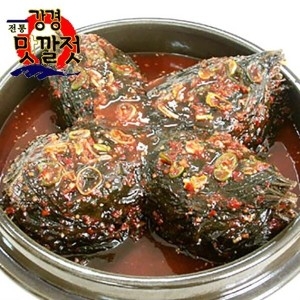 강경장수젓갈 밑반찬 양념깻잎무침1kg