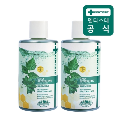 DKSH 덴티스테 데일리 리프레싱 오랄린스 500ml (2개)