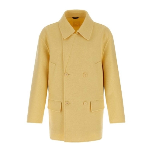 펜디 더블브레스트 울 카방 코트 FW1415AOYA F0QJ6