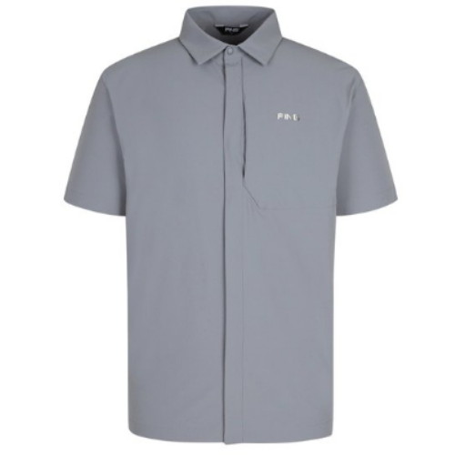 핑 가슴 절개 반팔 셔츠 111E2JS484_GY이미지입니다. 누르면 해당 게시물로 새창이동합니다.