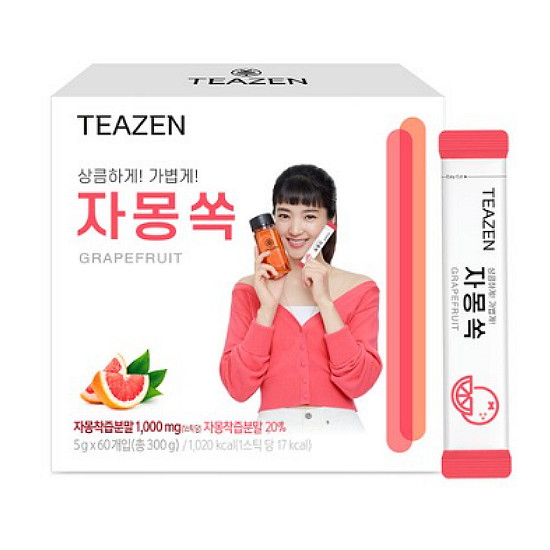 티젠 자몽쏙 60T이미지입니다. 누르면 해당 게시물로 새창이동합니다.