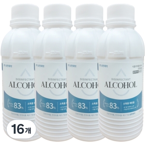 소독용 에탄올 83% 250ml 랜덤 16개
