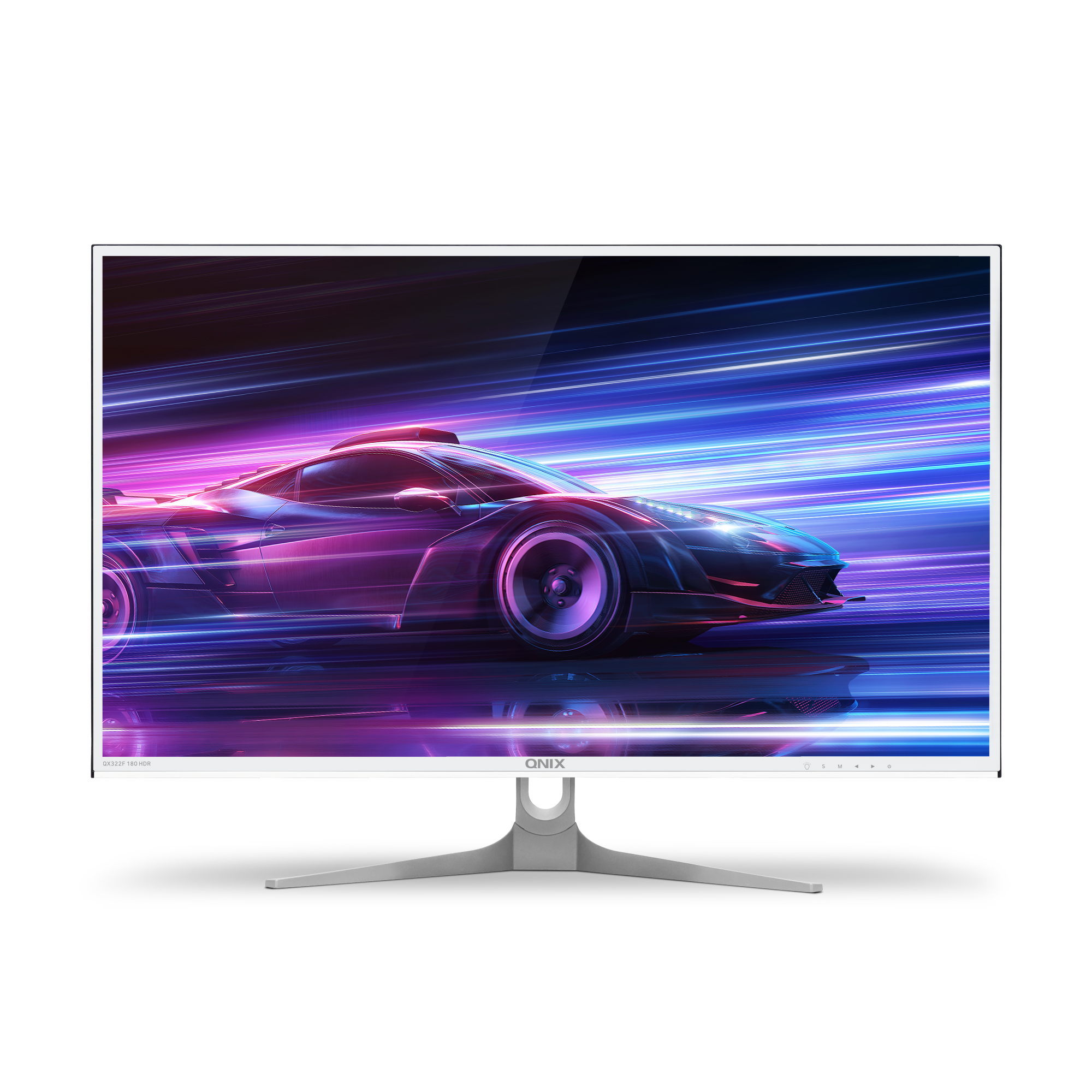 비엔엠큐닉스 큐닉스 QX322F 180 HDR 강화유리 화이트_이미지