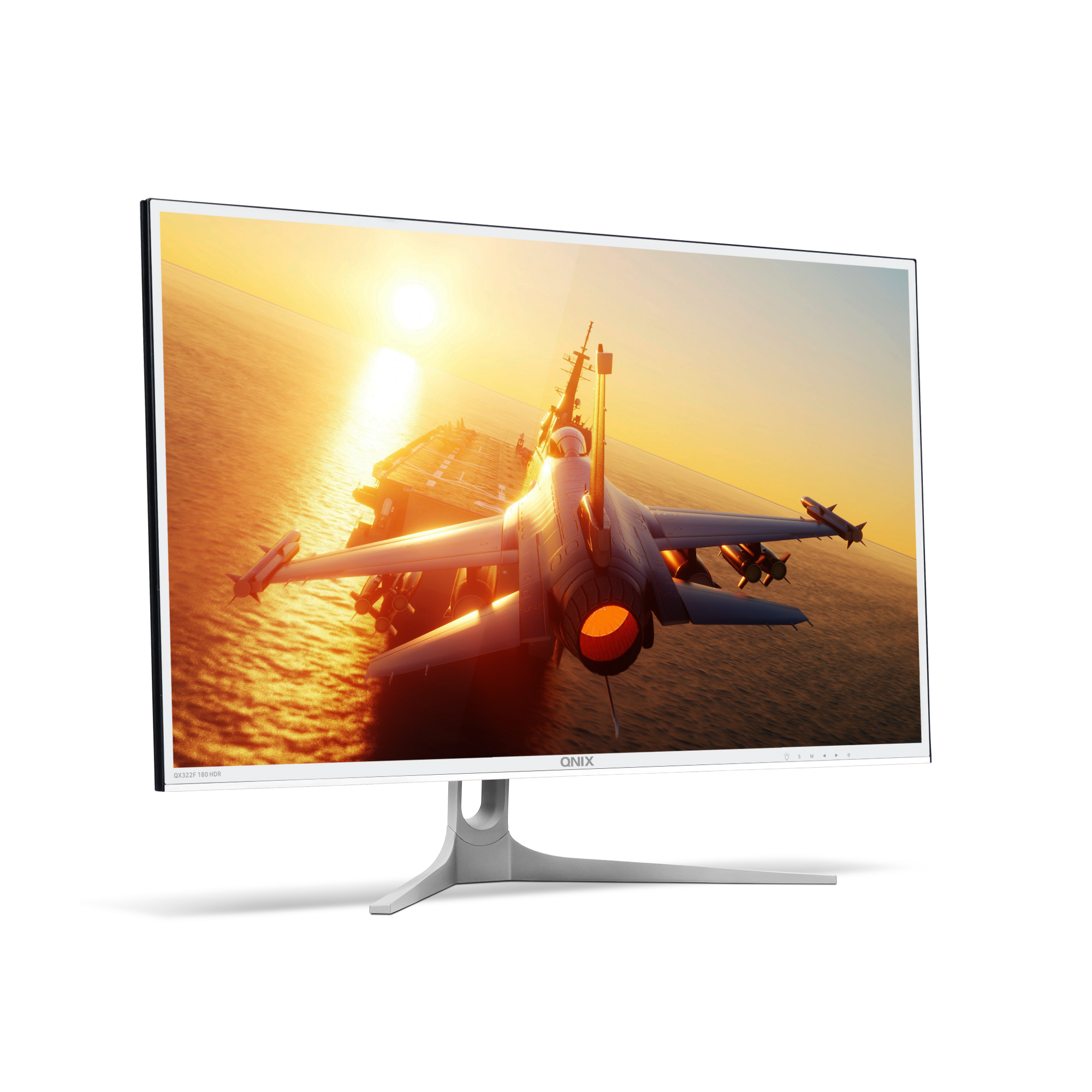 비엔엠큐닉스 큐닉스 QX322F 180 HDR 강화유리 화이트_이미지