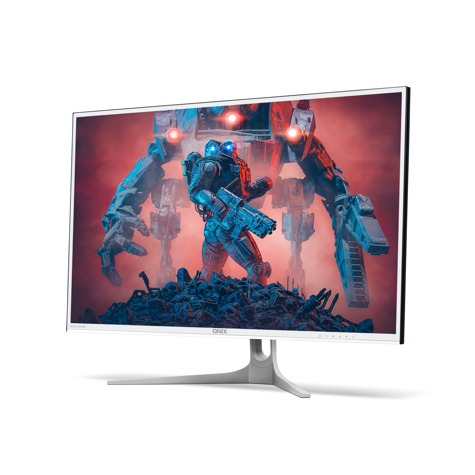 비엔엠큐닉스 큐닉스 QX322F 180 HDR 강화유리 화이트_이미지