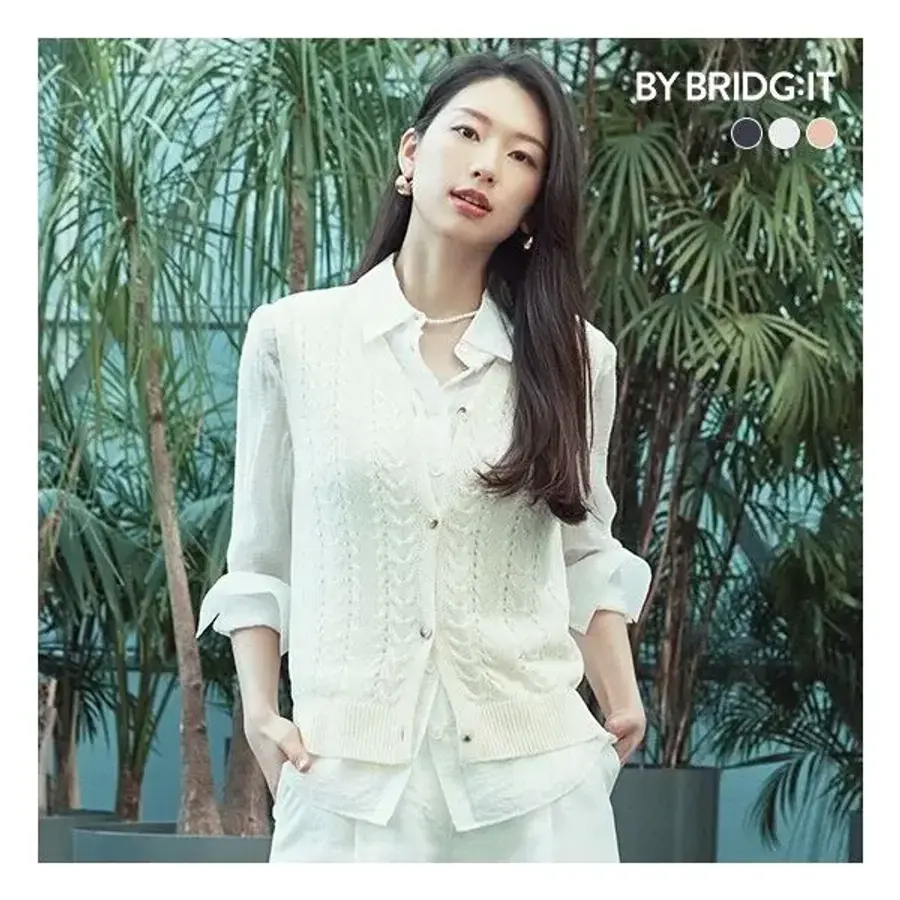 크링클 시어 블라우스 3종이너 2종 1186722