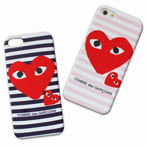 아이폰 5/5S/SE 스트라이프 꼼데가르송 케이스_이미지
