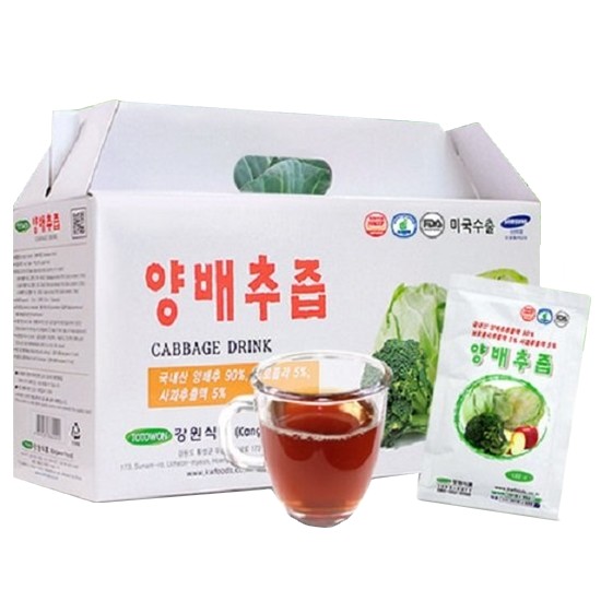 강원식품 토토원 양배추즙 100ml 30포