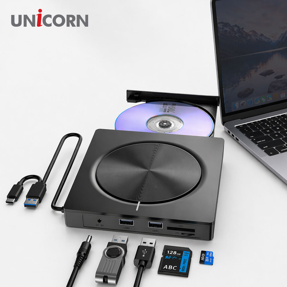 서진네트웍스 UNICORN CD-500R 5in1 외장형 ODD_이미지
